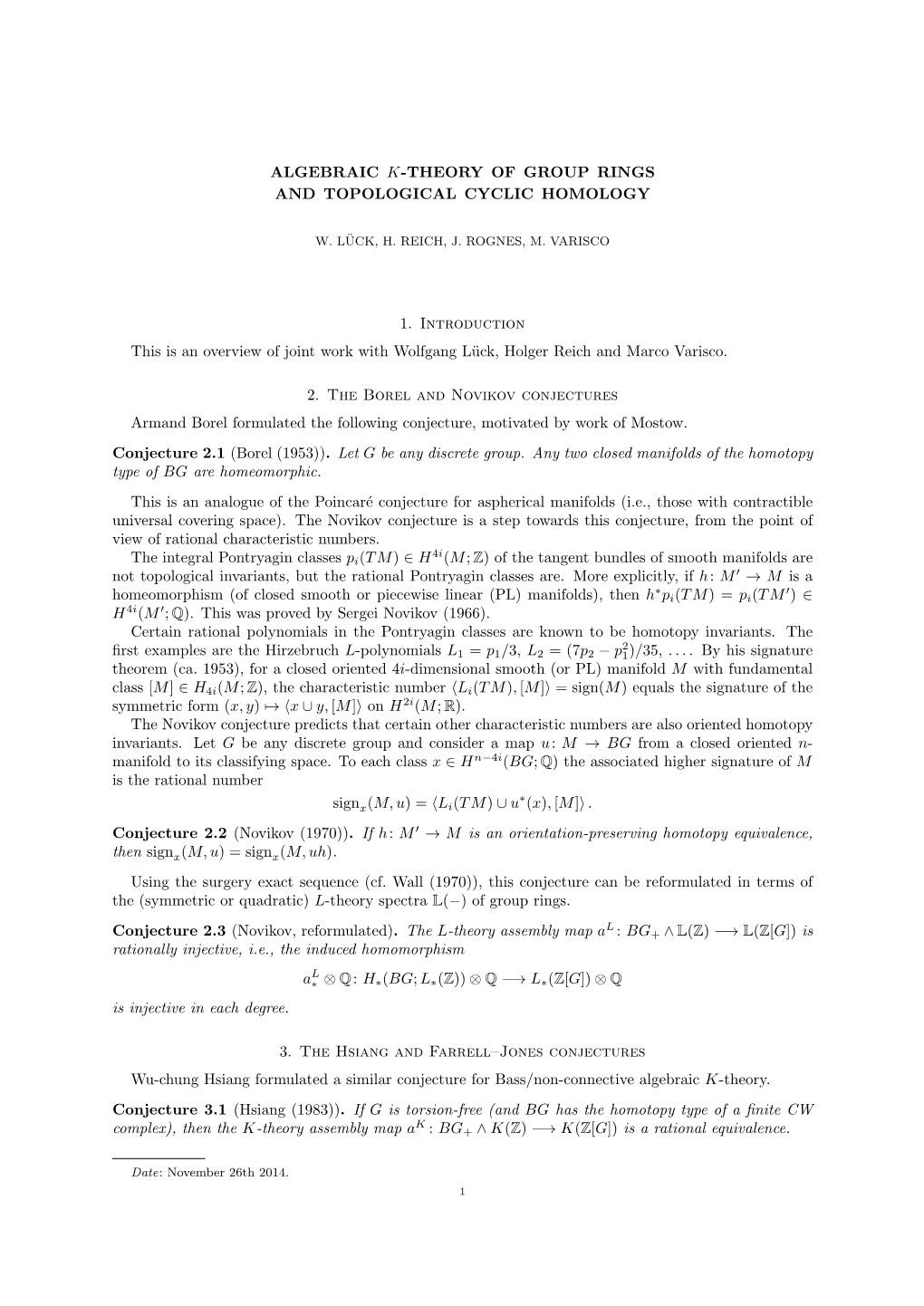 Algebraic K-Theory of Group Rings and Topological Cyclic Homology