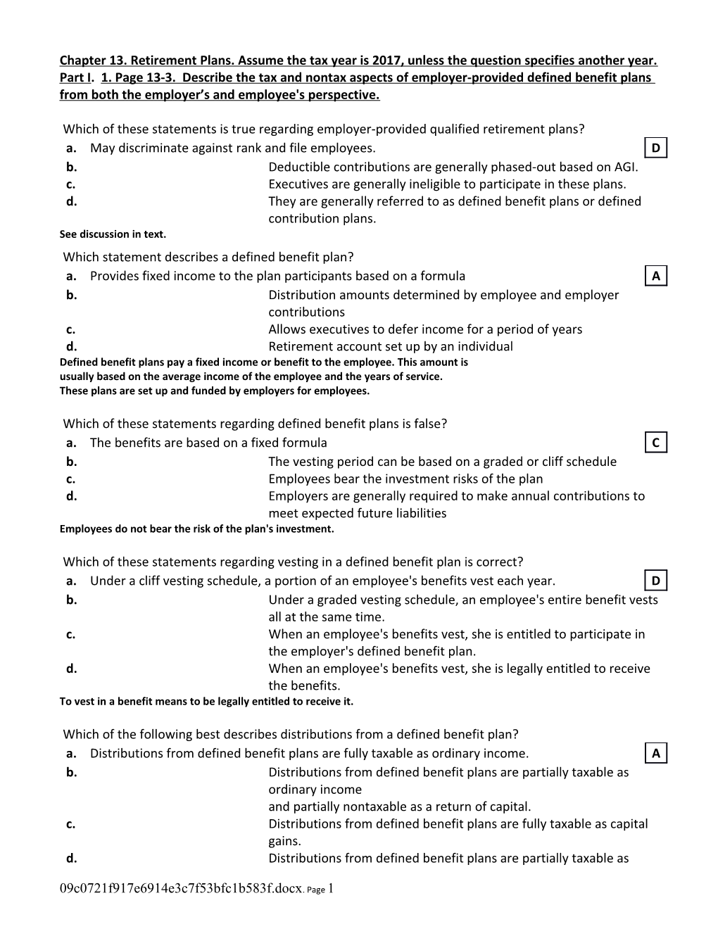 Home Work for Chapter 1