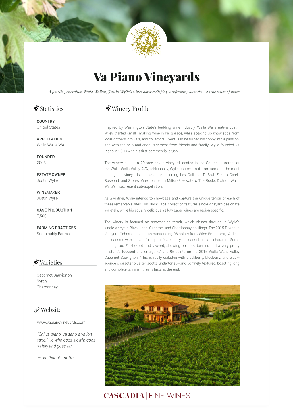 Va Piano Vineyards