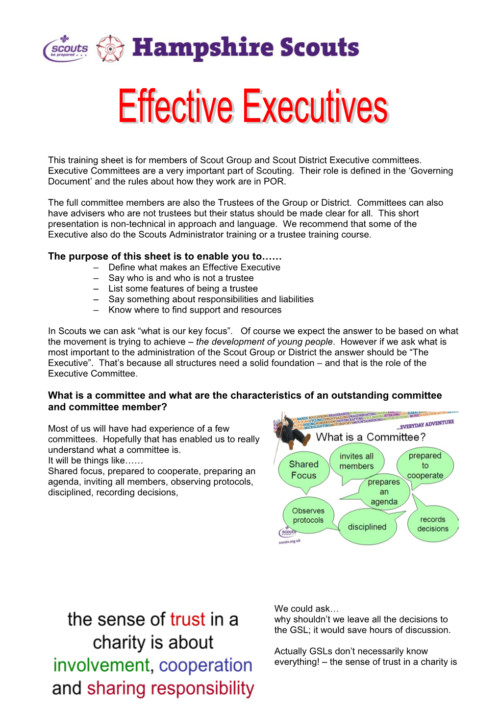 Effective Executives- General Resource Links