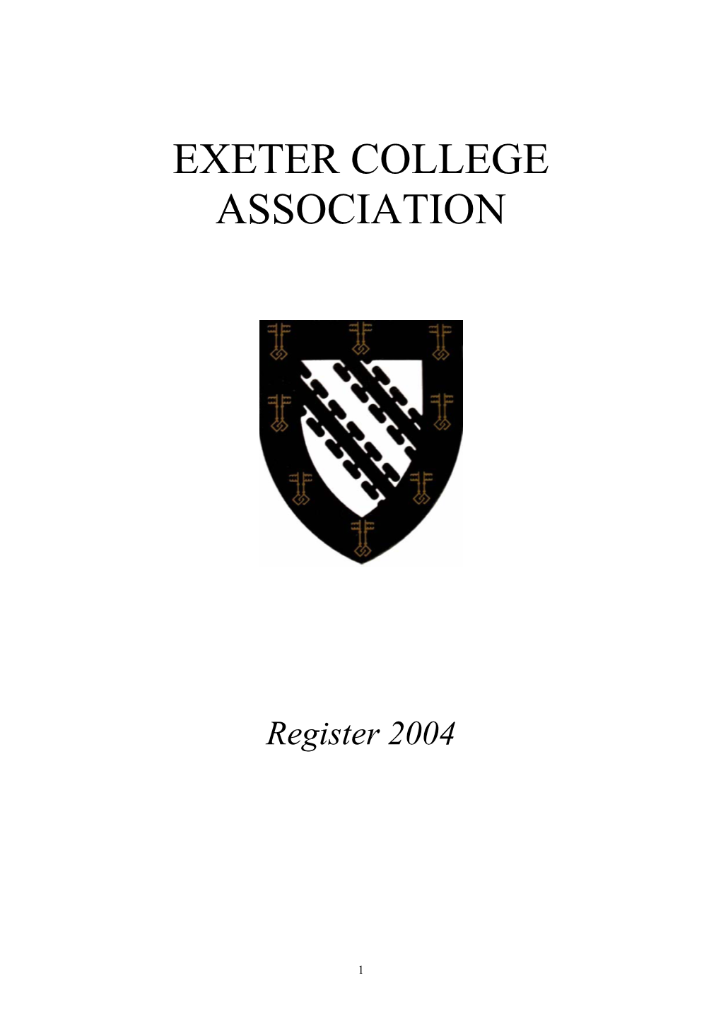 Exeter College Association