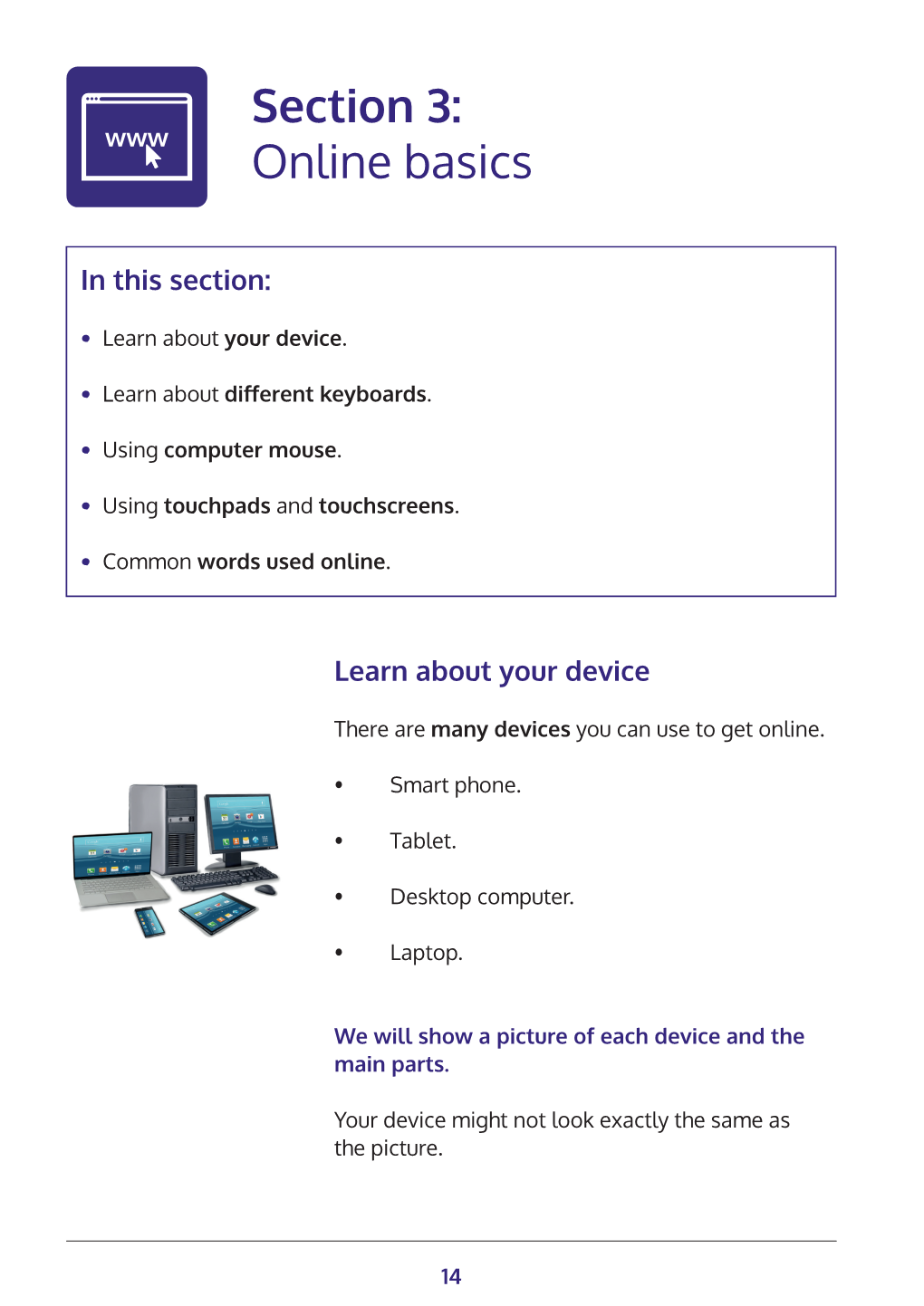 Section 3: Online Basics