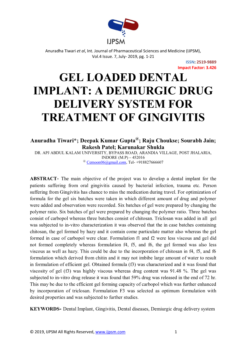 View of Titanium Zirconium (Tizr) Alloys for Use in Endosseous Dental Implants