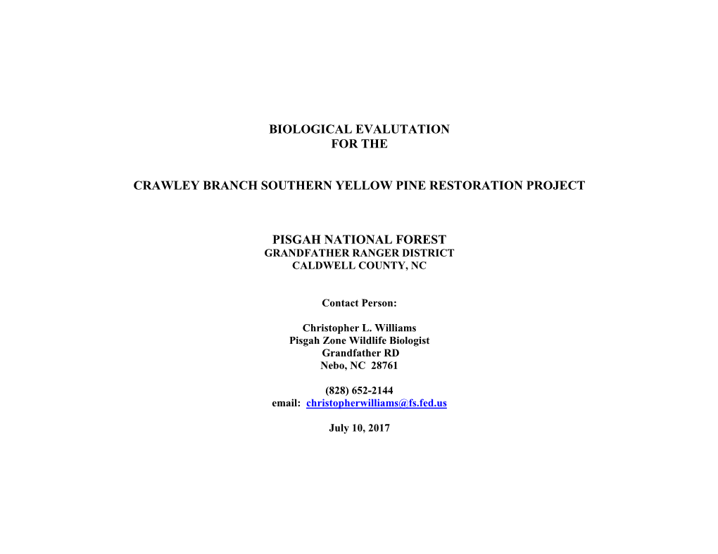 Biological Evalutation for The