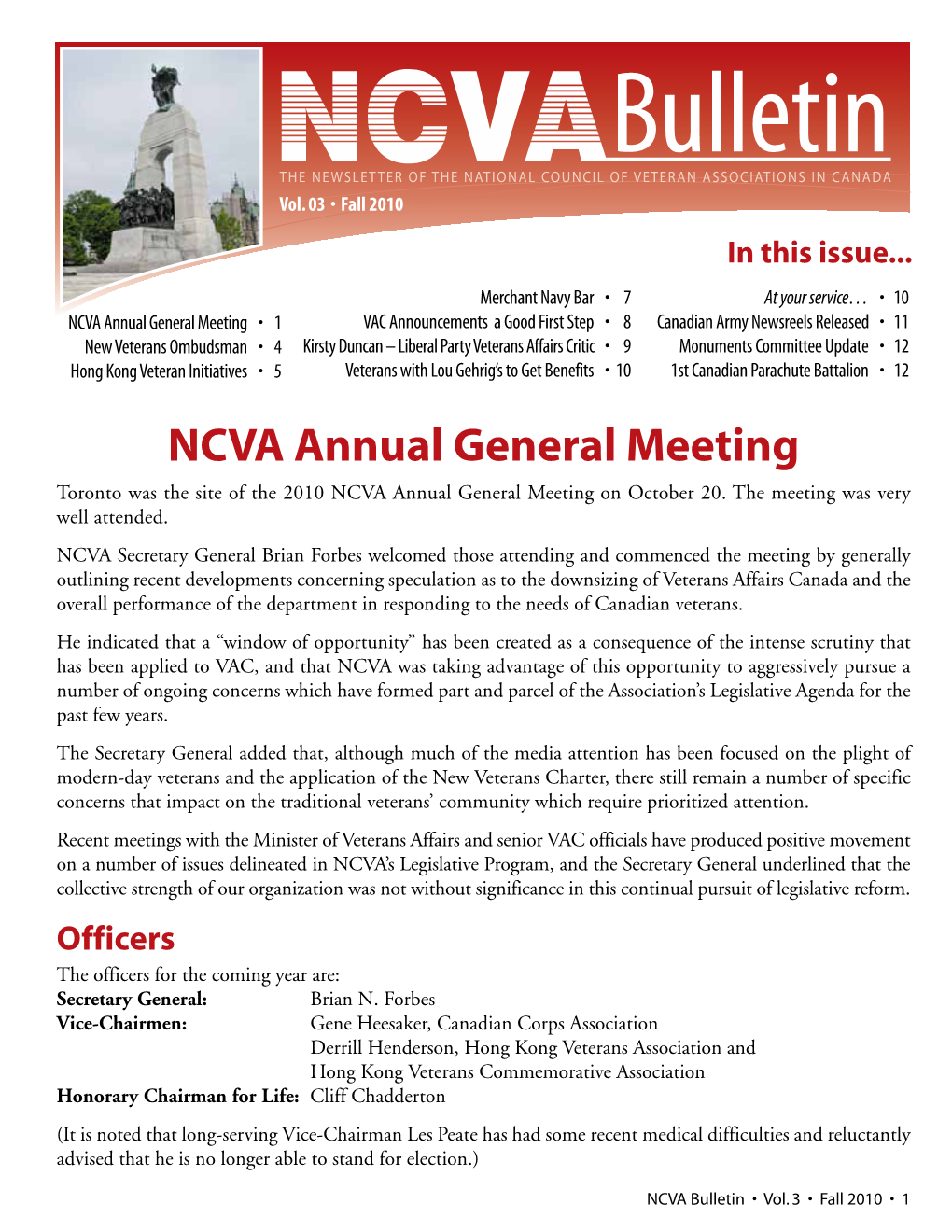 NCVA Annual General Meeting