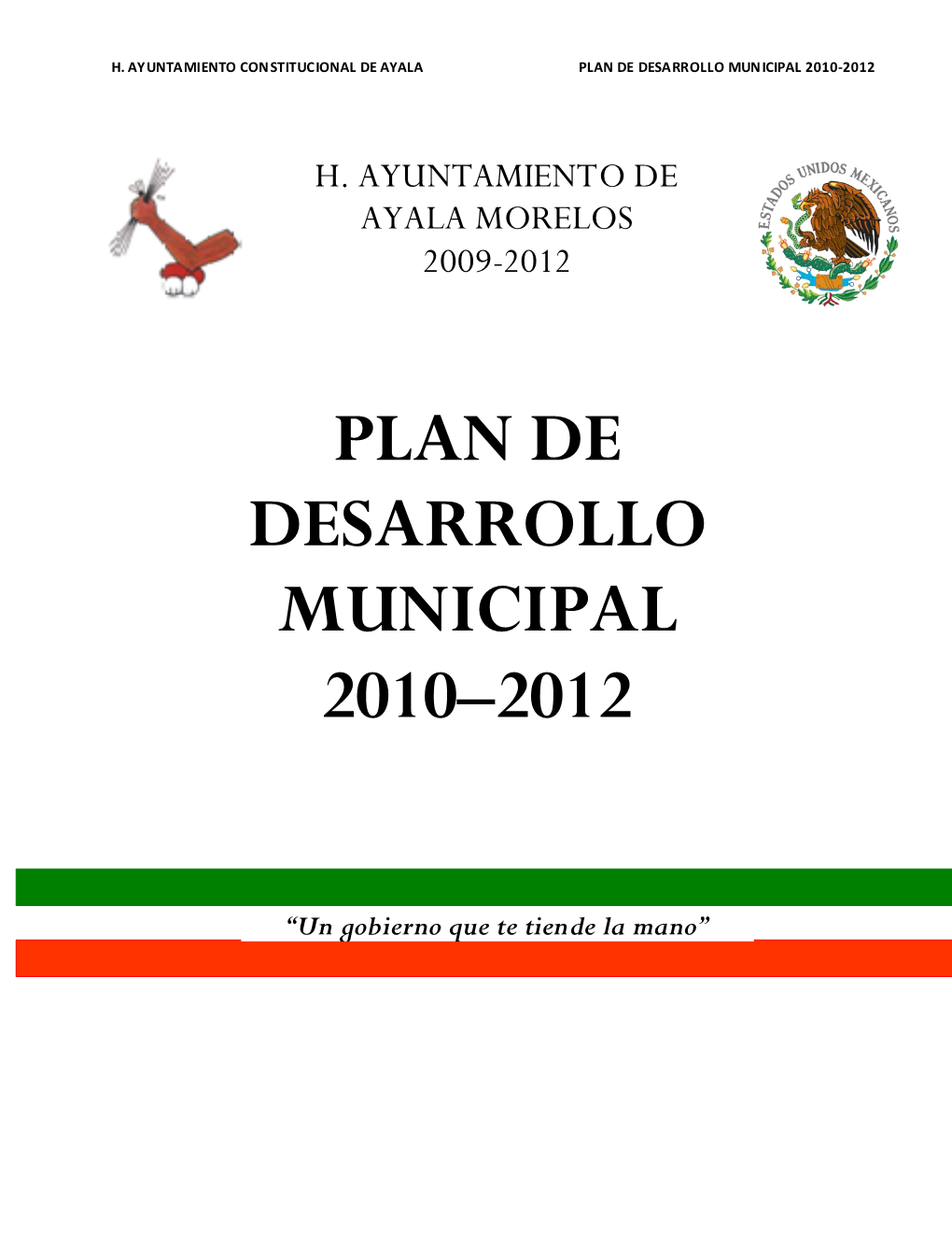 Plan De Desarrollo Municipal 2010–2012