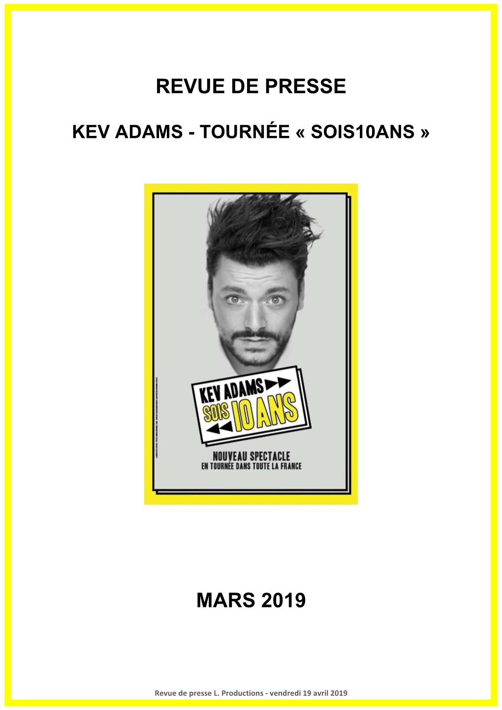 Revue De Presse Mars 2019