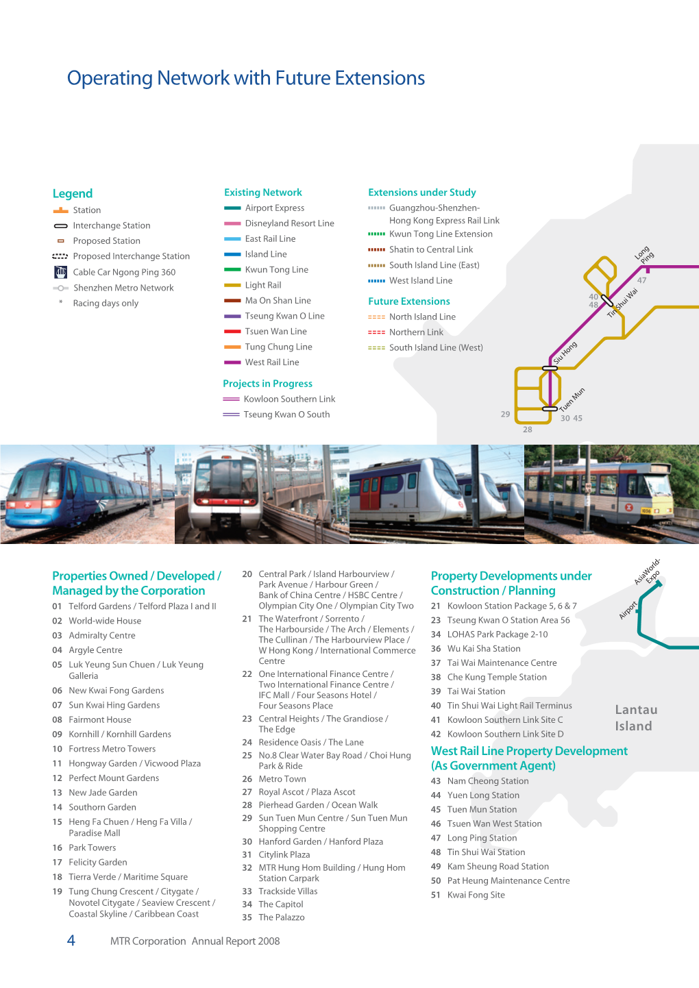 Operating Network with Future Extensions Through Train Beijing