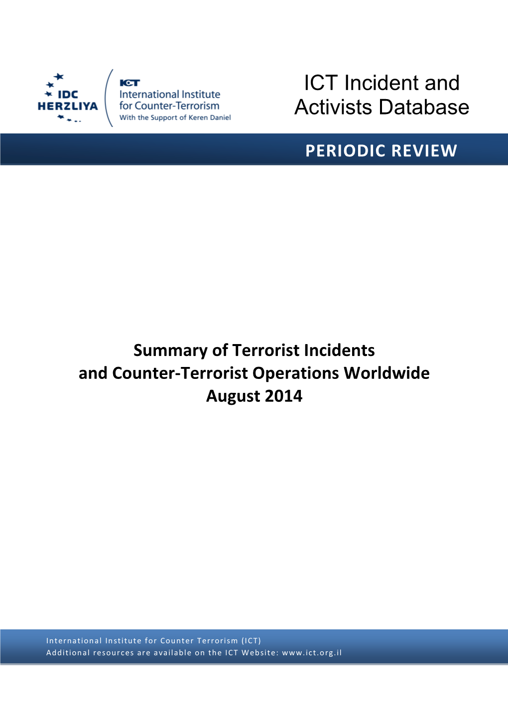 ICT Incident and Activists Database