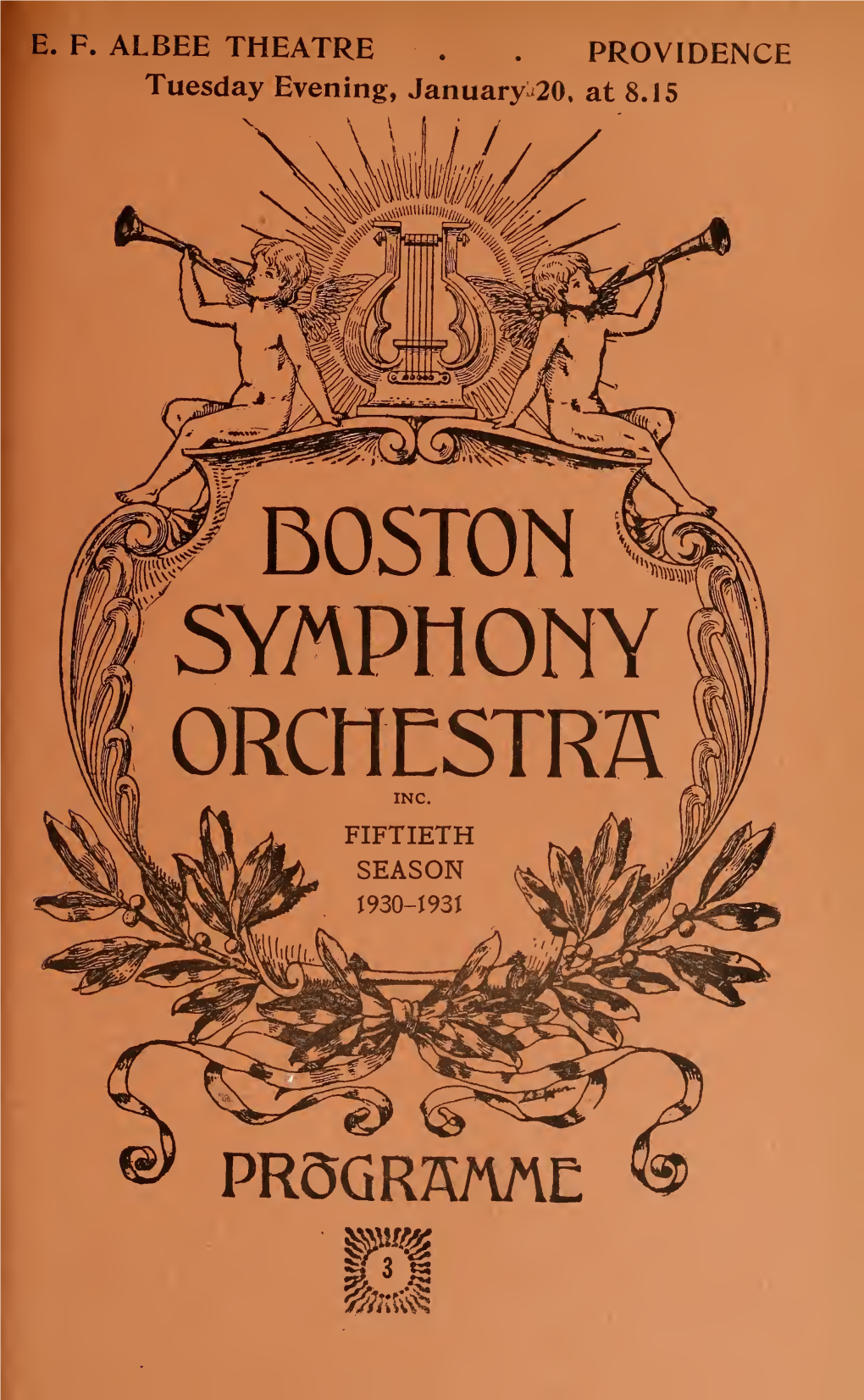 Boston Symphony Orchestra Concert Programs, Season 50,1930-1931, Trip