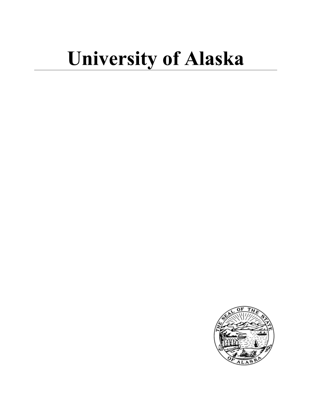 University of Alaska