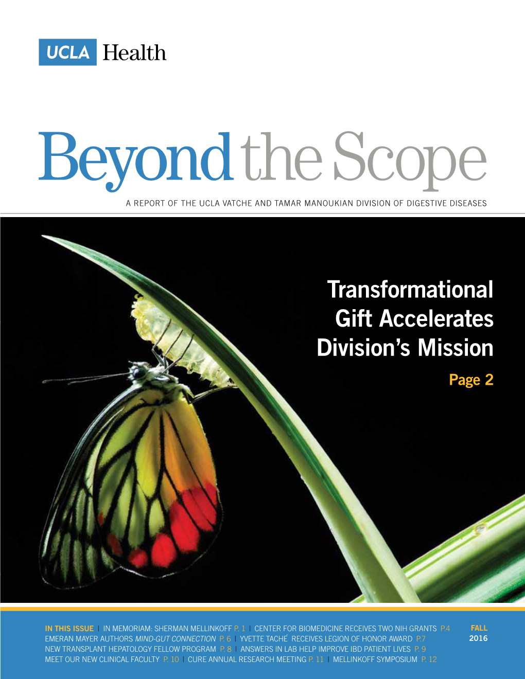 Transformational Gift Accelerates Division's Mission