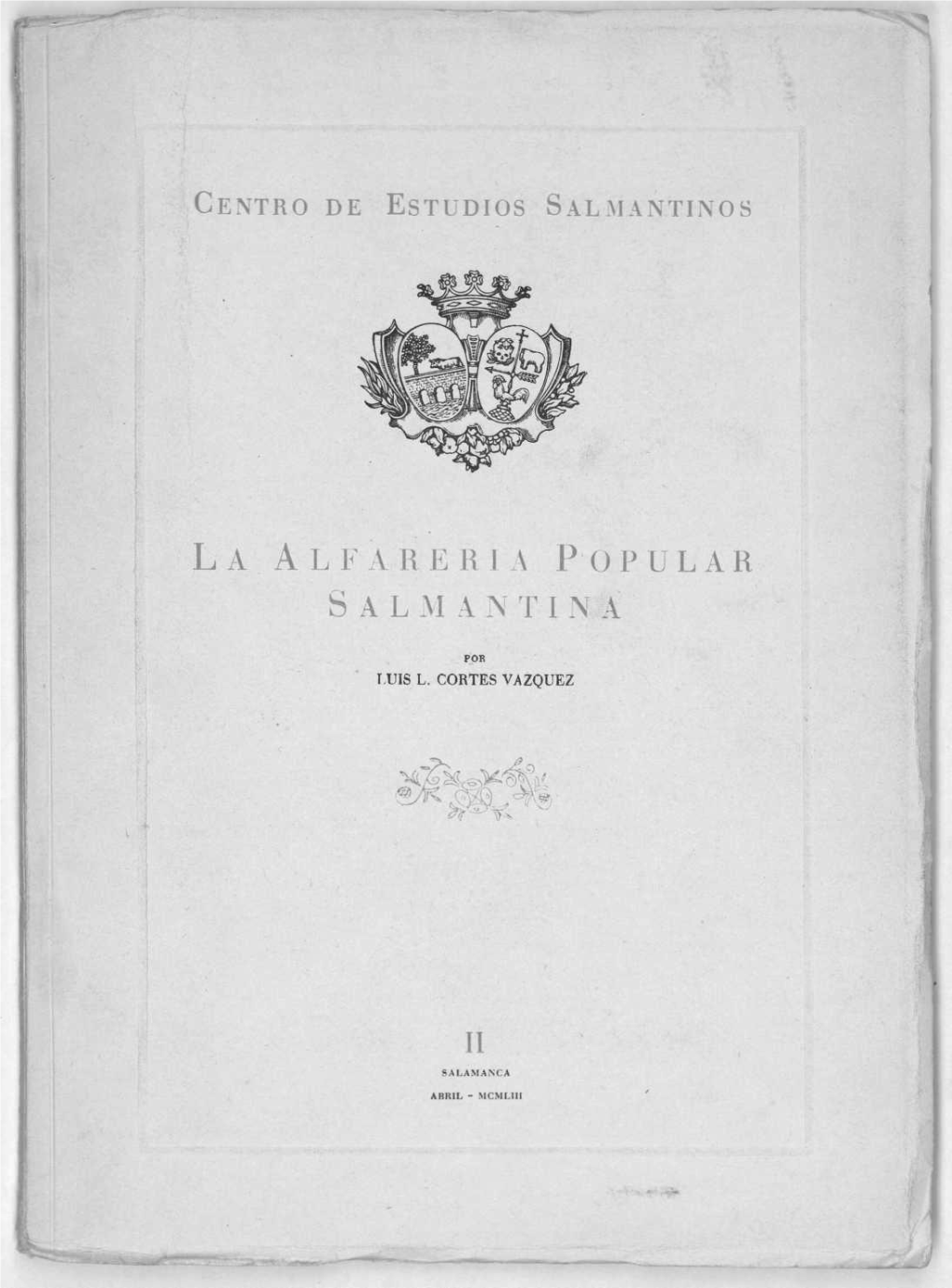 La Alfarería Popular Salmantina Ii