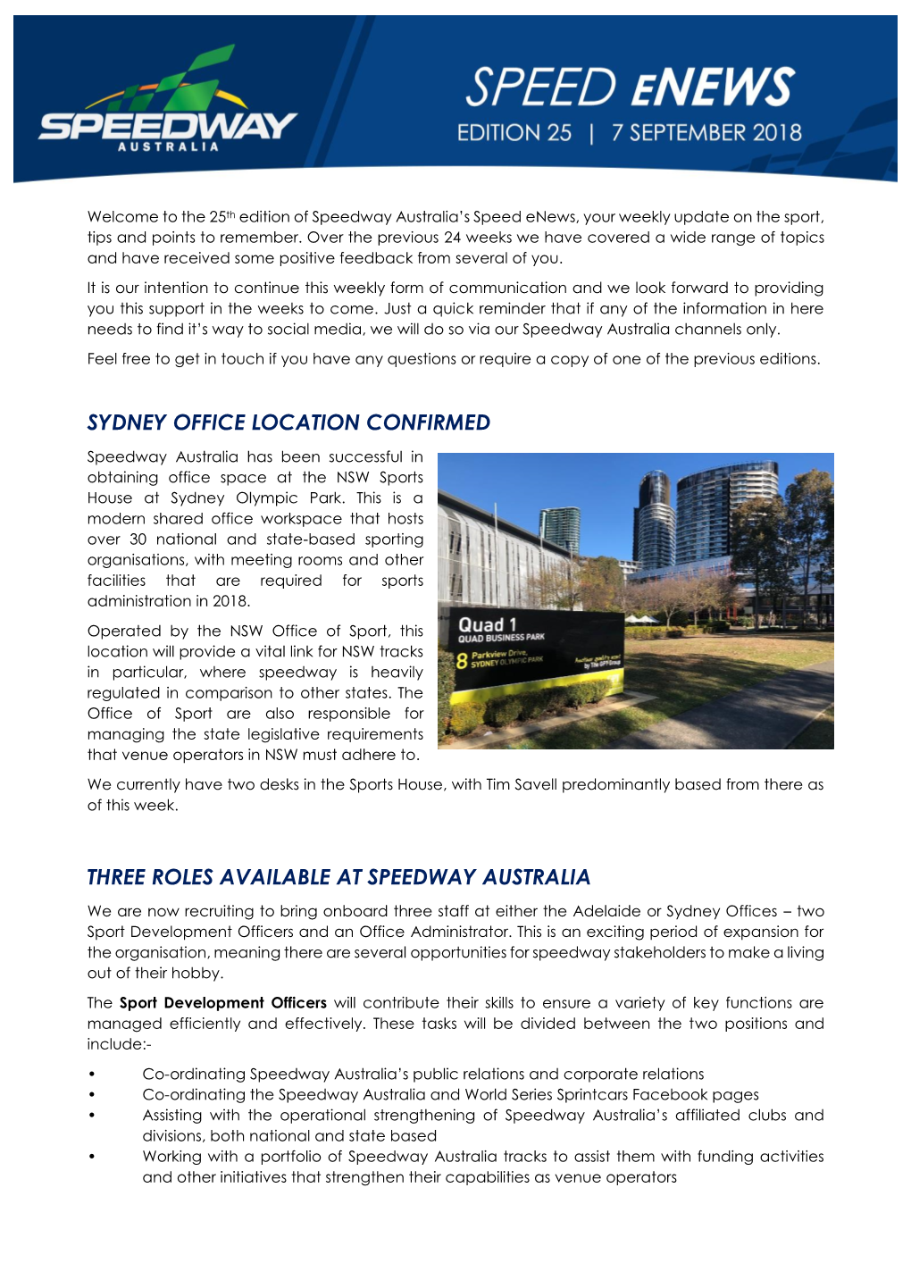 Sydney Office Location Confirmed Three Roles