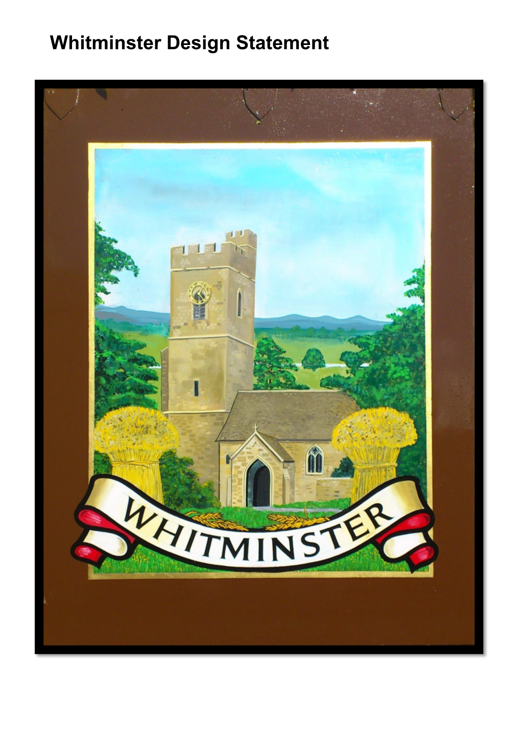 Whitminster Design Statement