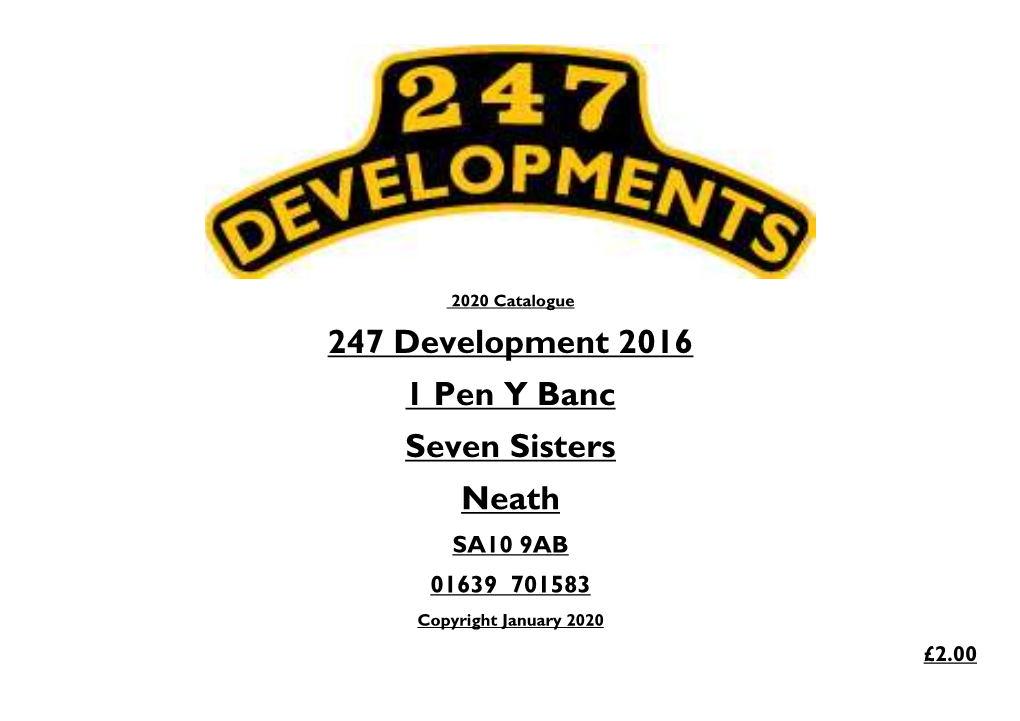 247 Development 2016 1 Pen Y Banc Seven Sisters Neath