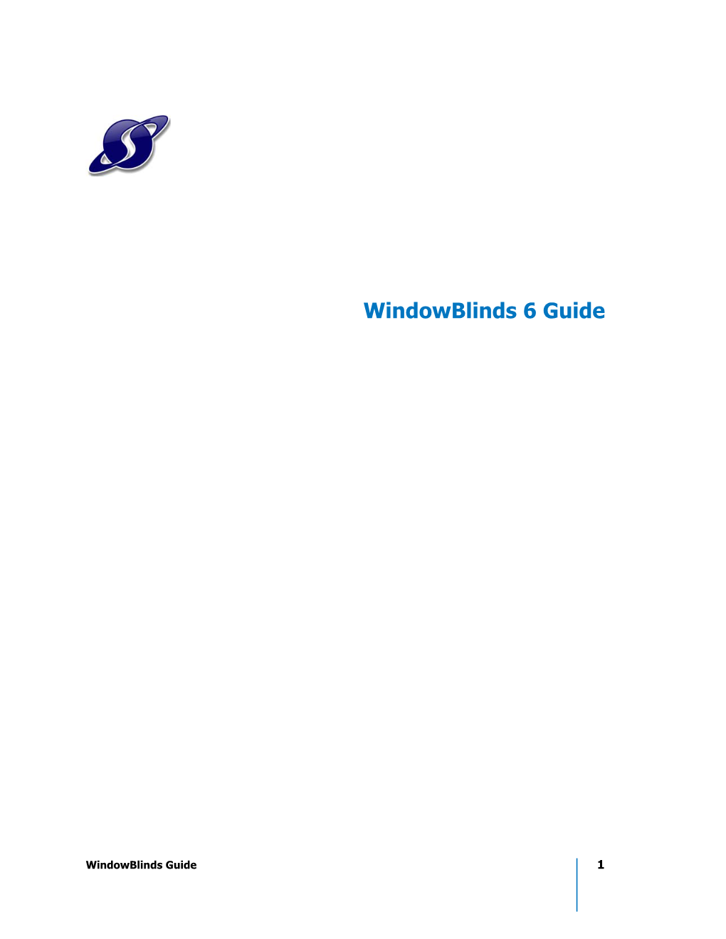 Windowblinds 6 Guide