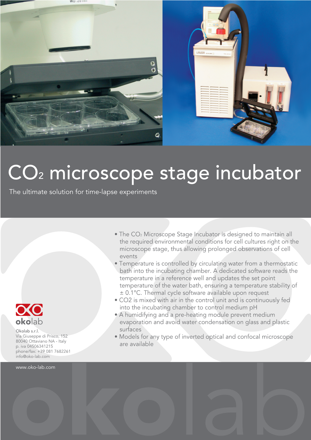 CO2 Microscope Stage Incubator the Ultimate Solution for Time-Lapse Experiments