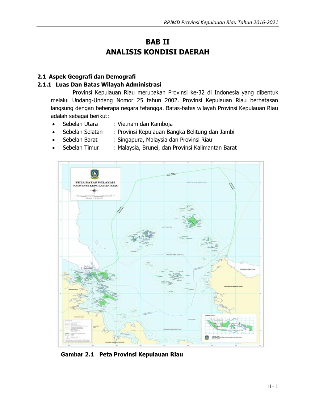 Bab Ii Analisis Kondisi Daerah