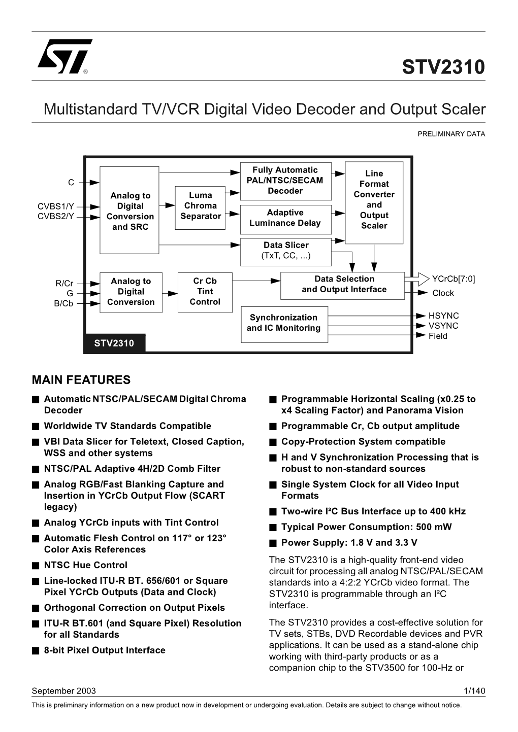 Stv2310 Stv2310