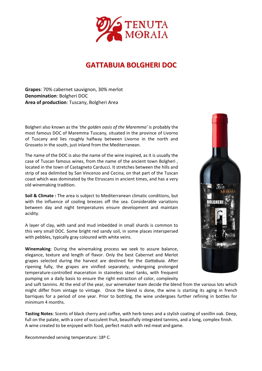 Gattabuia Bolgheri Doc