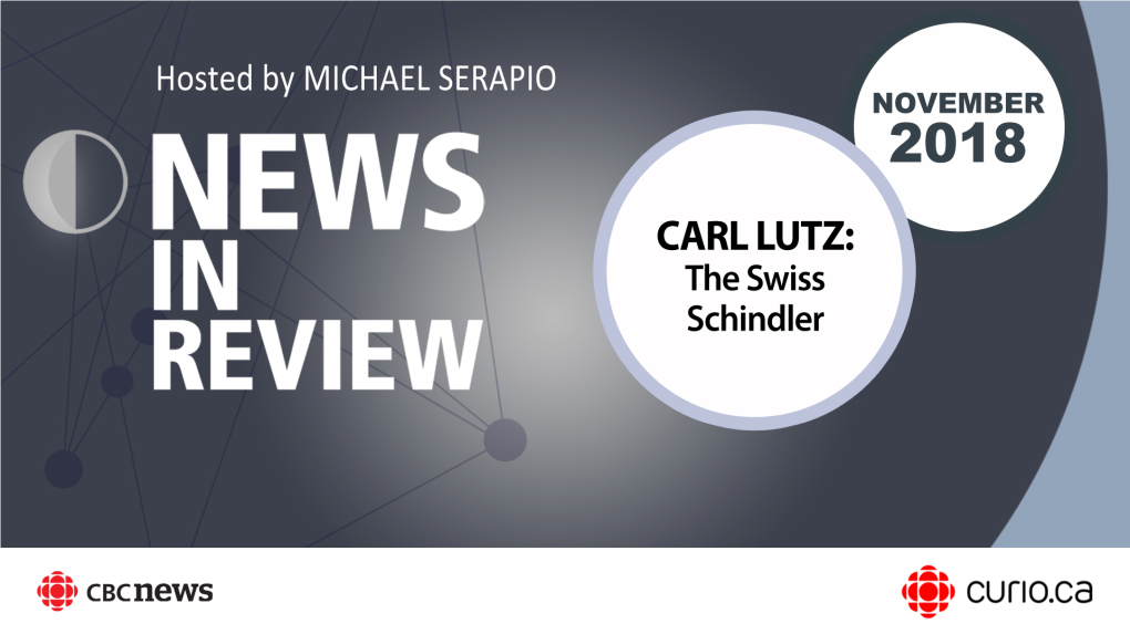 CARL LUTZ: the Swiss Schindler