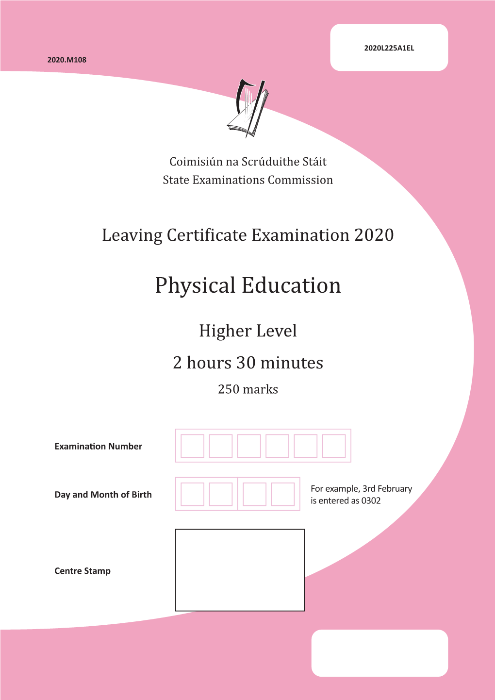 Leaving Certificate Examination 2020