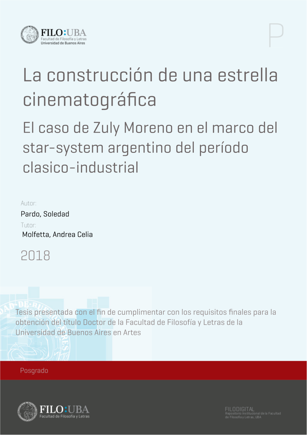 La Construcción De Una Estrella Cinematográfica