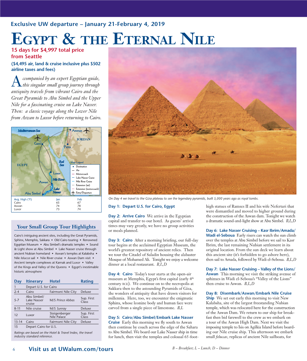 Egypt & the Eternal Nile