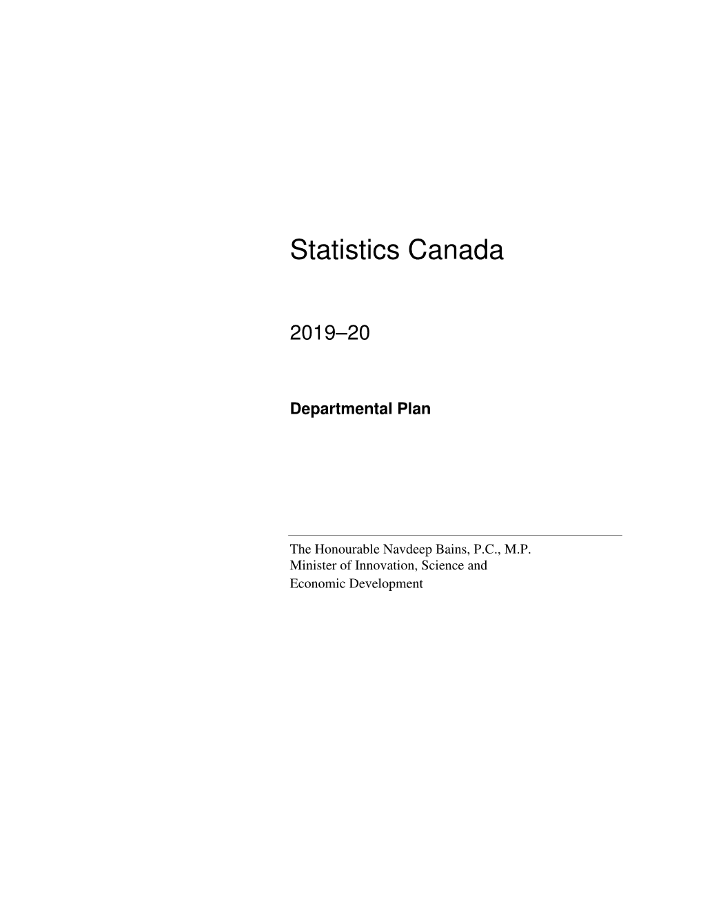 Statistics Canada