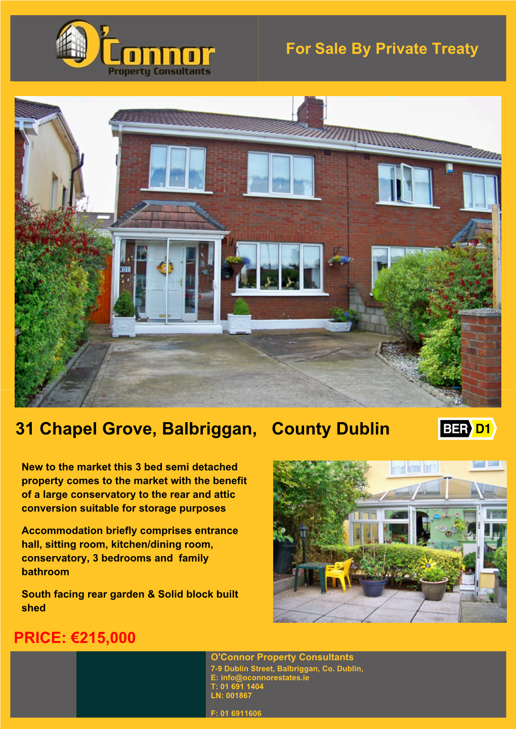 31 Chapel Grove, Balbriggan, County Dublin