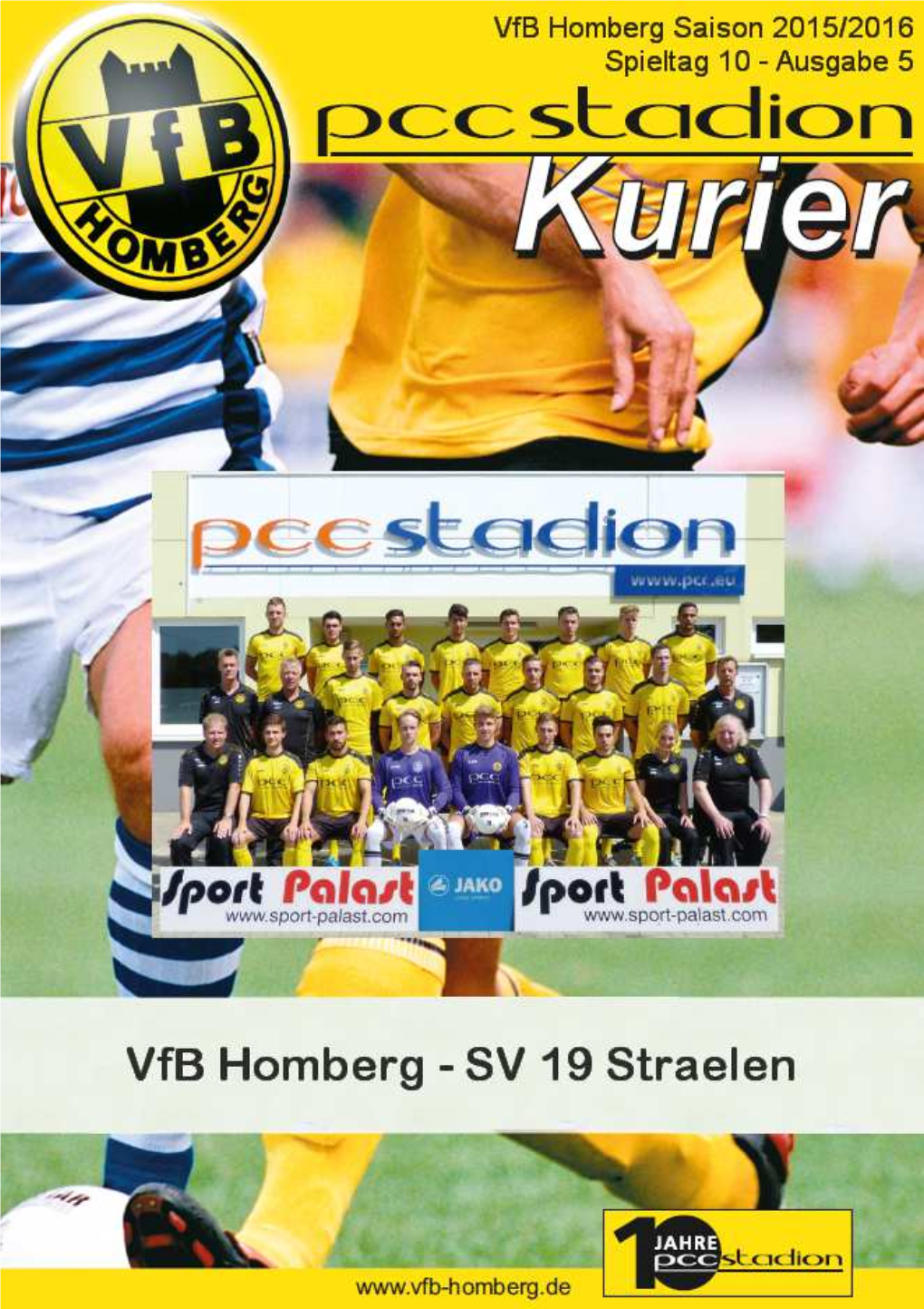 Vfb Homberg Kurier 20152016 05 Hp.Pub