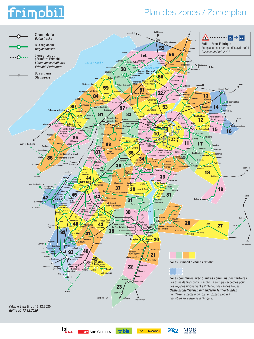 Plan Des Zones / Zonenplan