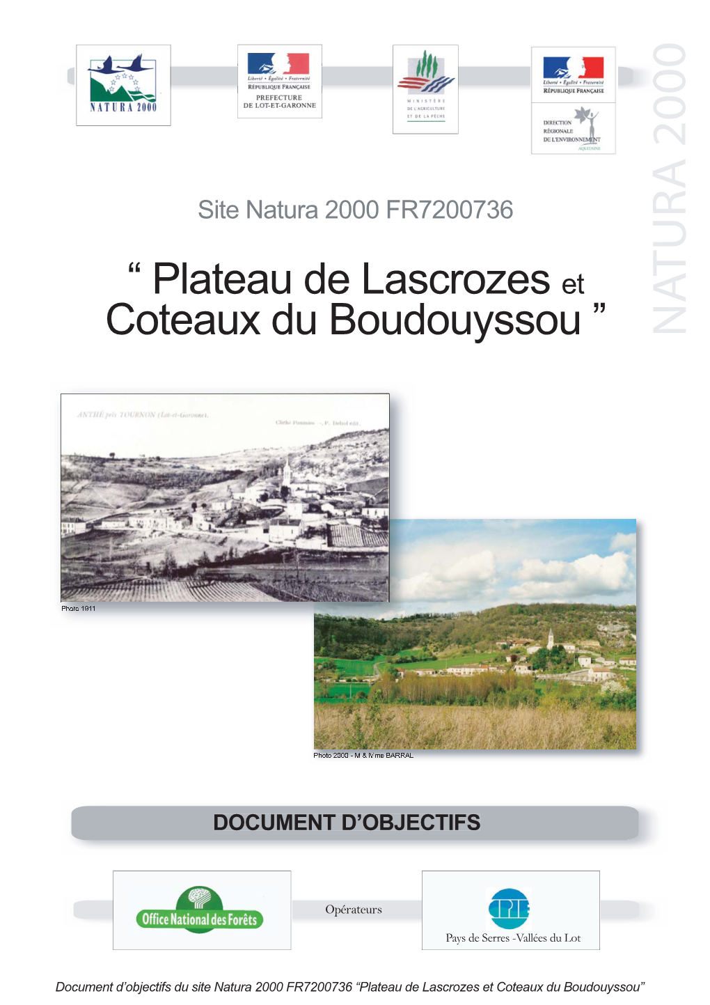 Document D'objectif Natura 2000