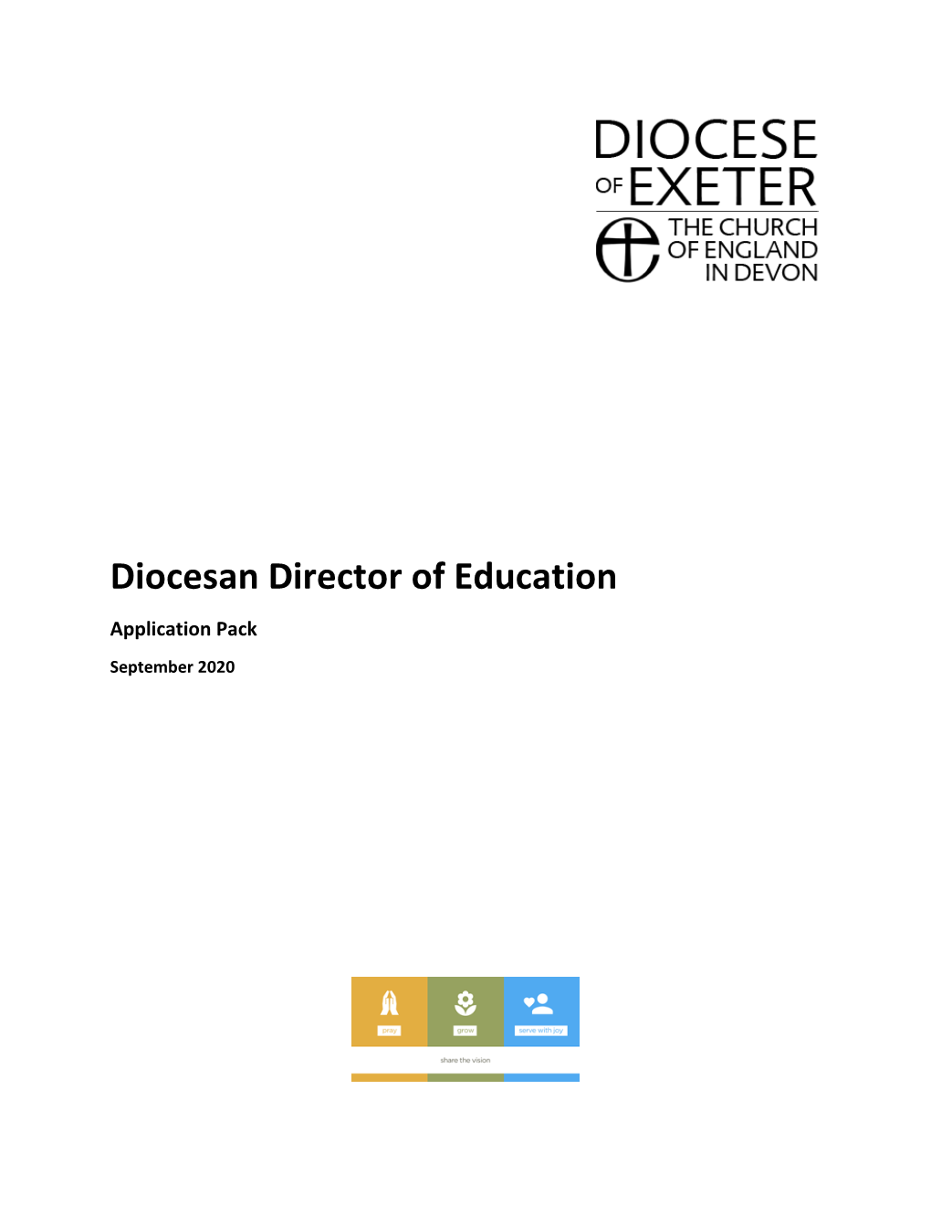 Diocesan Director of Education Application Pack September 2020
