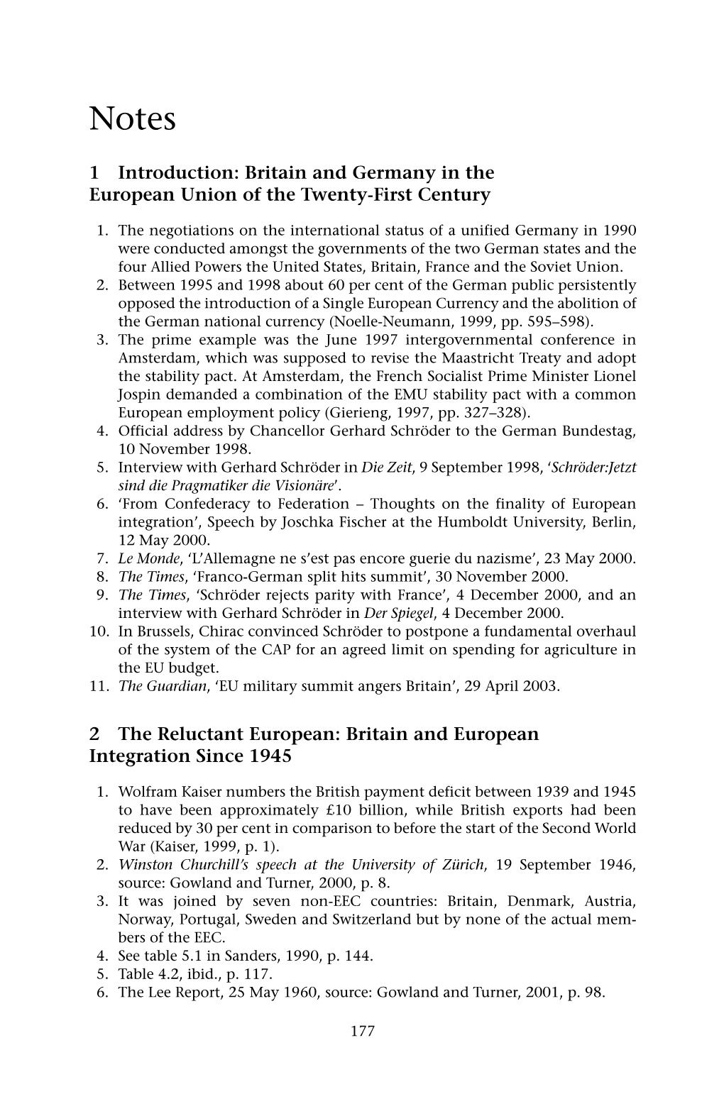 1 Introduction: Britain and Germany in the European Union of the Twenty-First Century