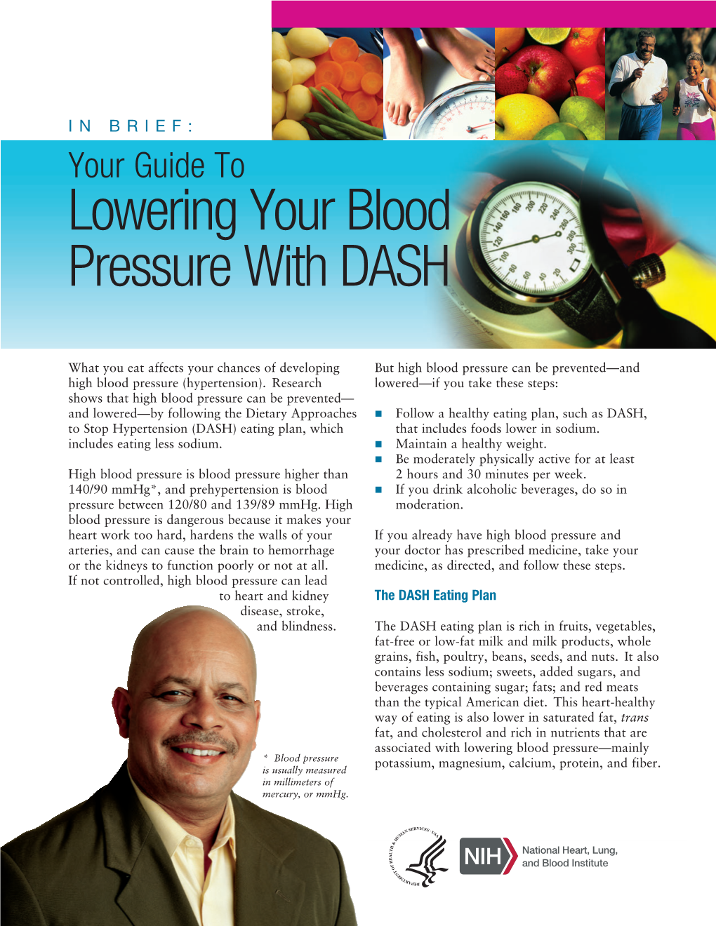 NIH in Brief: Your Guide to Lowering Your Blood Pressure with DASH