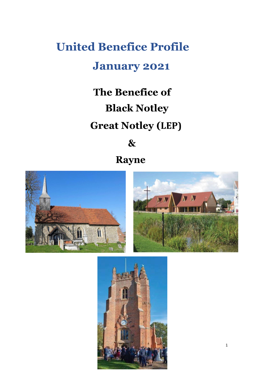 The Benefice of Black Notley Great Notley (LEP) & Rayne