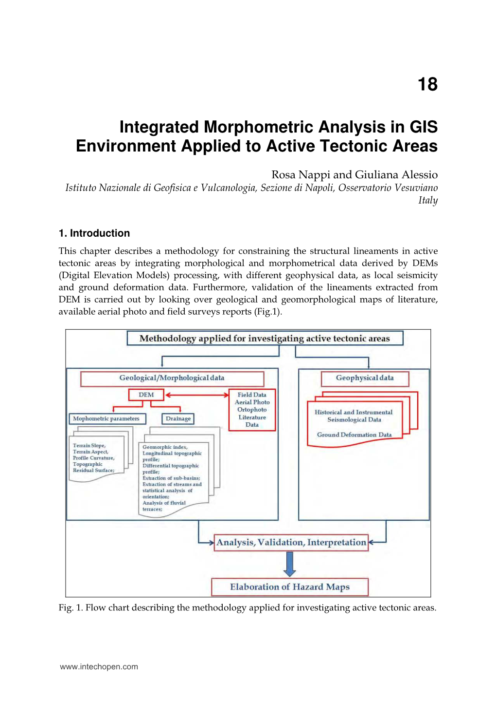 Integrated Morphometric Analysis in GIS Environment Applied to Active Tectonic Areas