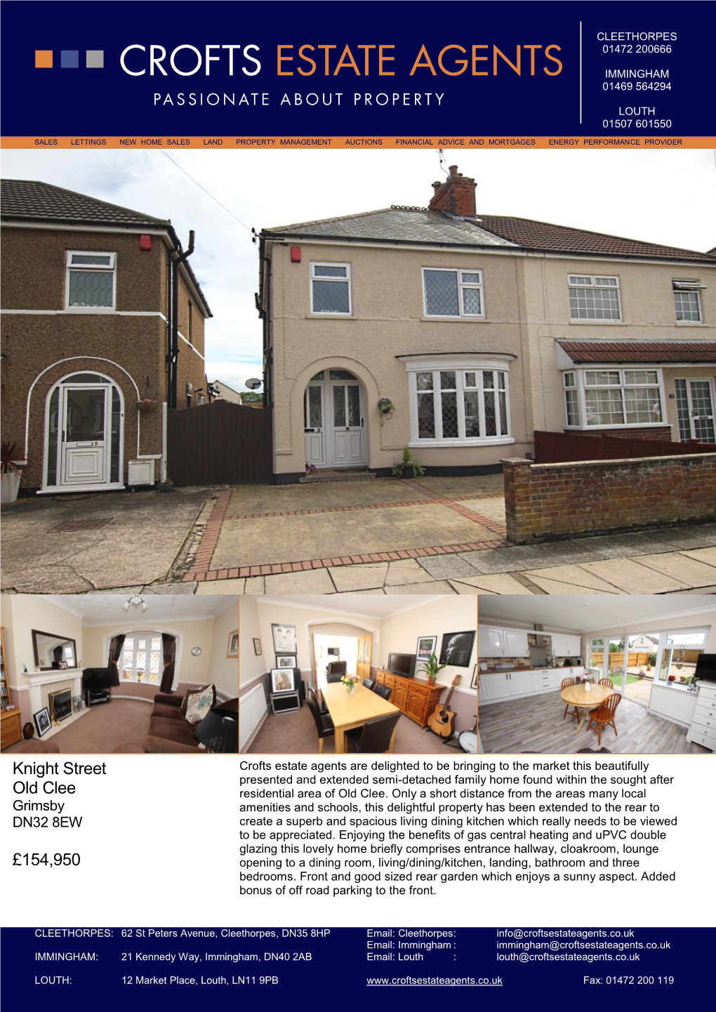 Knight Street Old Clee £154,950