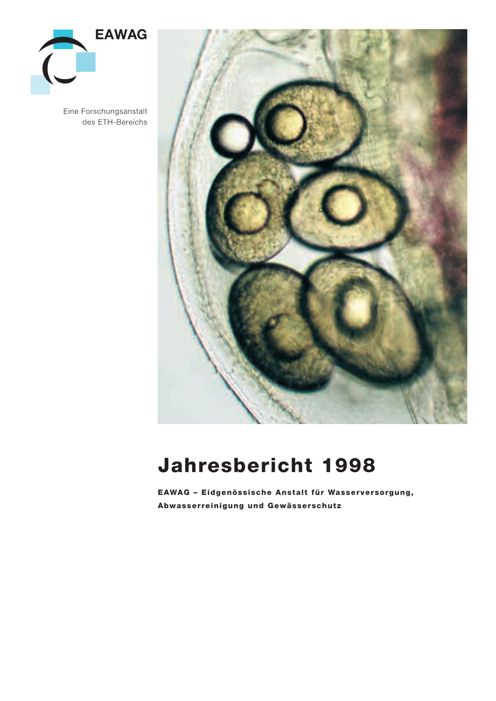 EAWAG Jahresbericht 1998