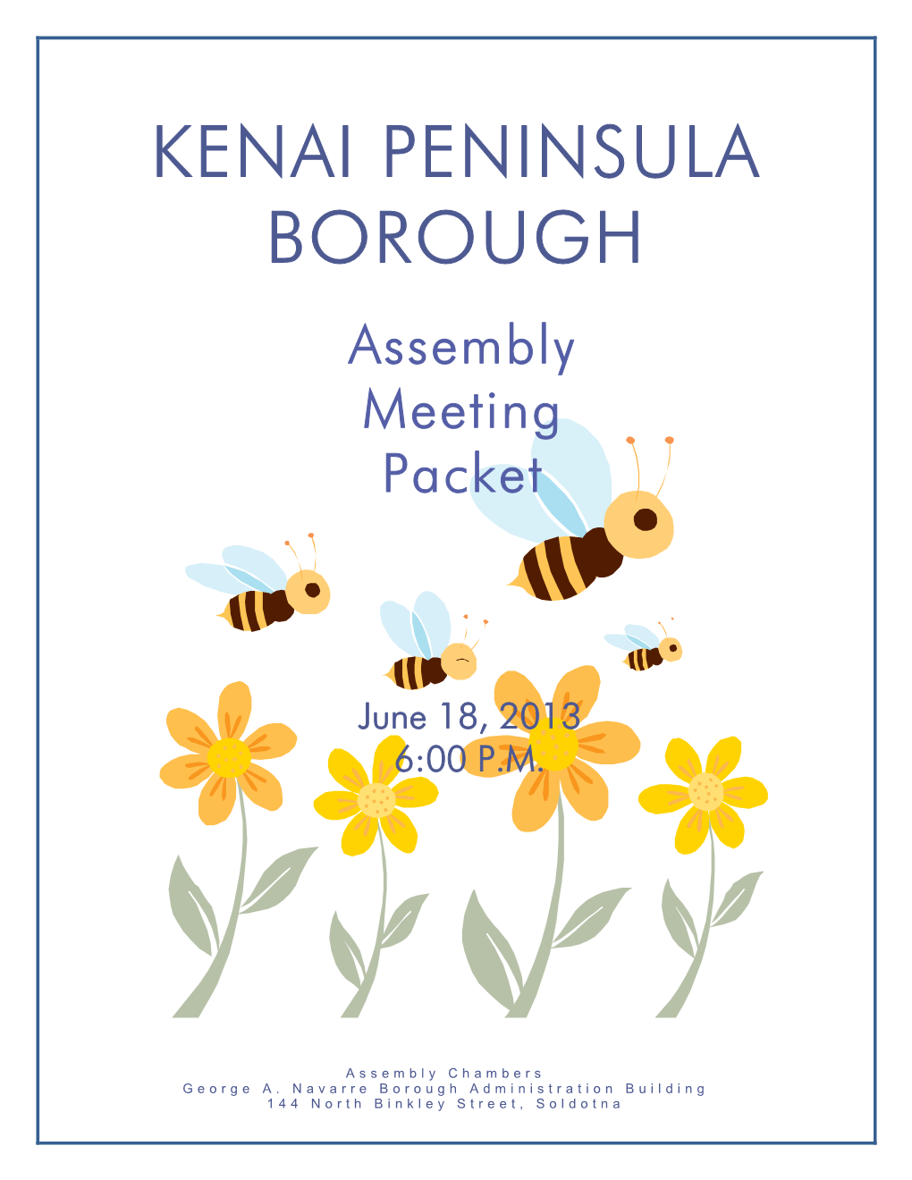 Assembly Meeting Packet