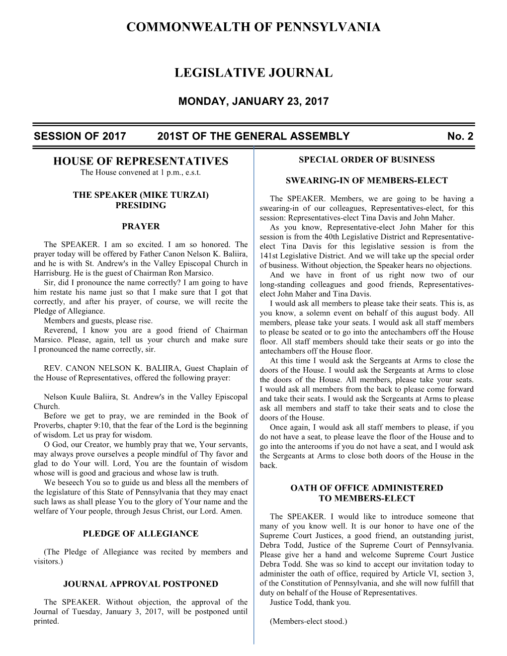 44Th Legislative District, Bucks COMMONWEALTH, and to ANTHONY CLARK, AL SCHMIDT County