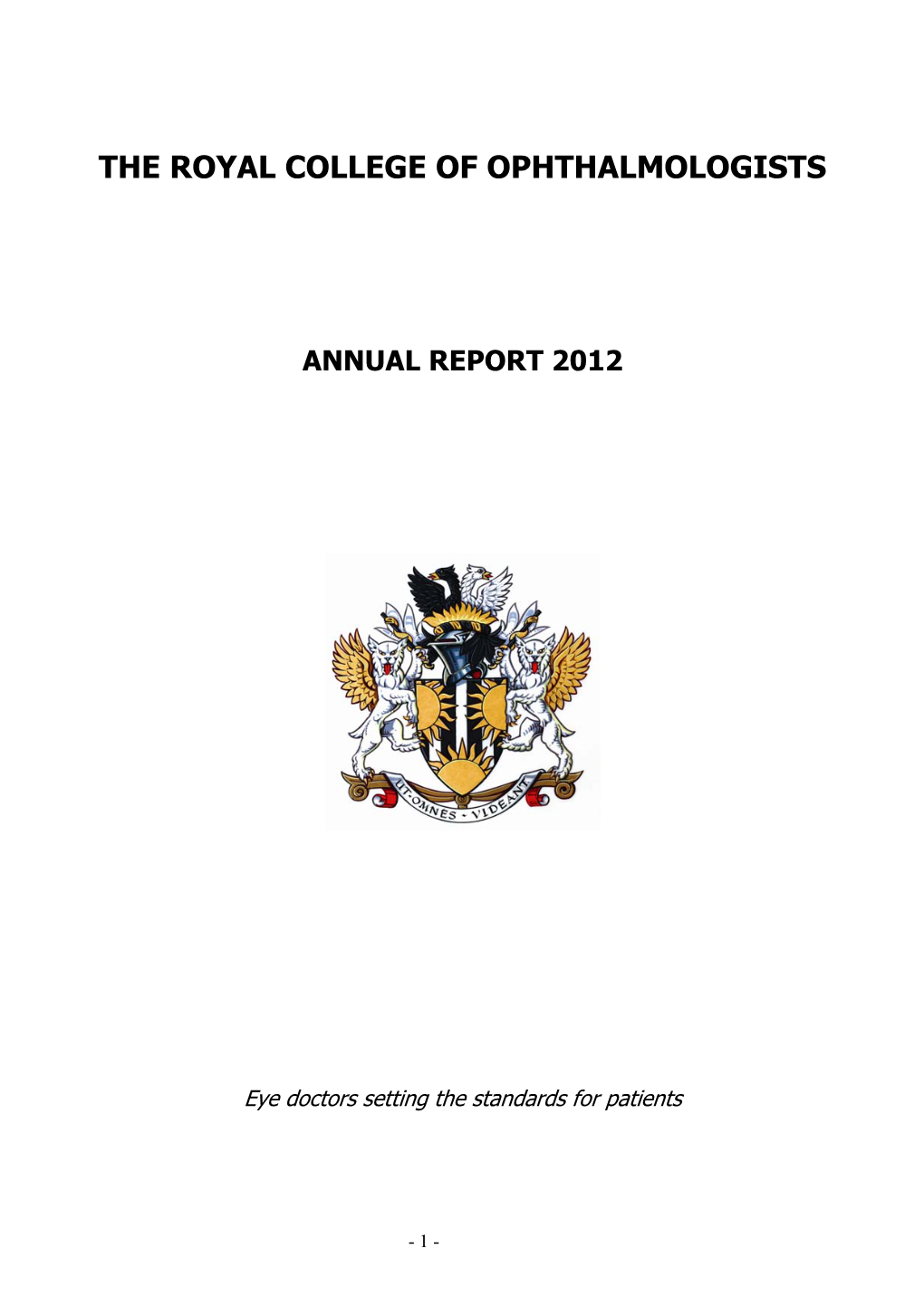 Annual Report 2012