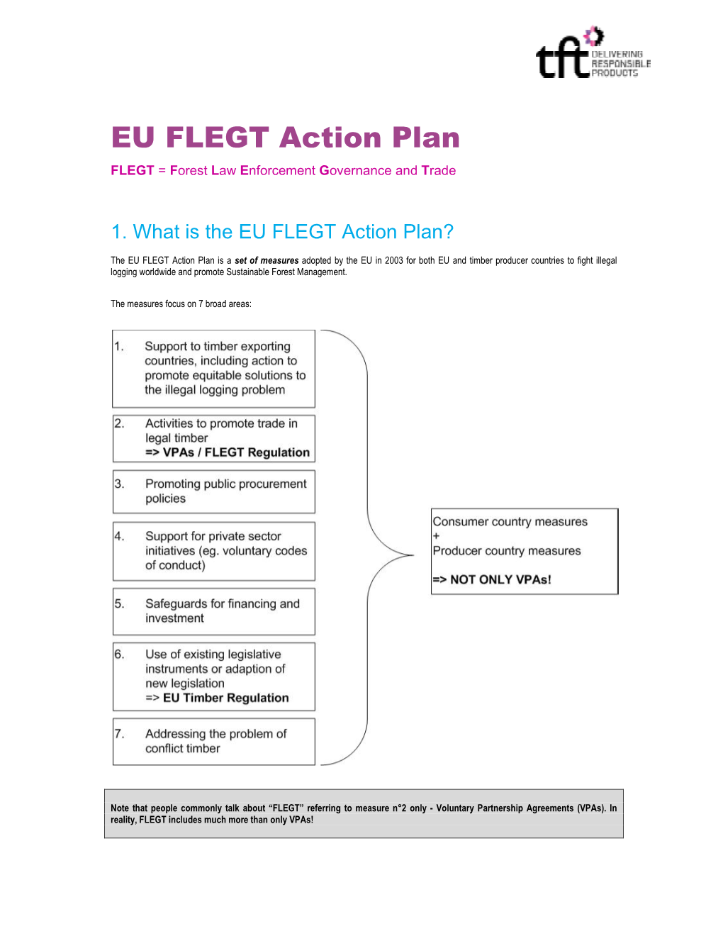 EU FLEGT Action Plan