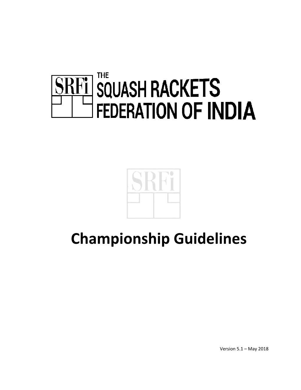 Championship Guidelines