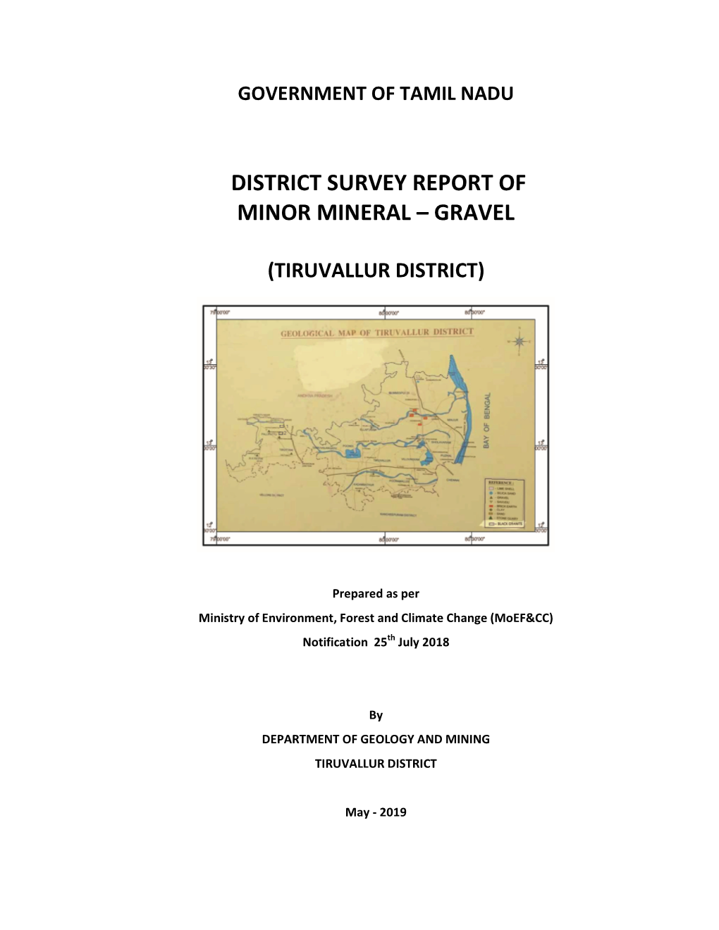 District Survey Report of Minor Mineral – Gravel