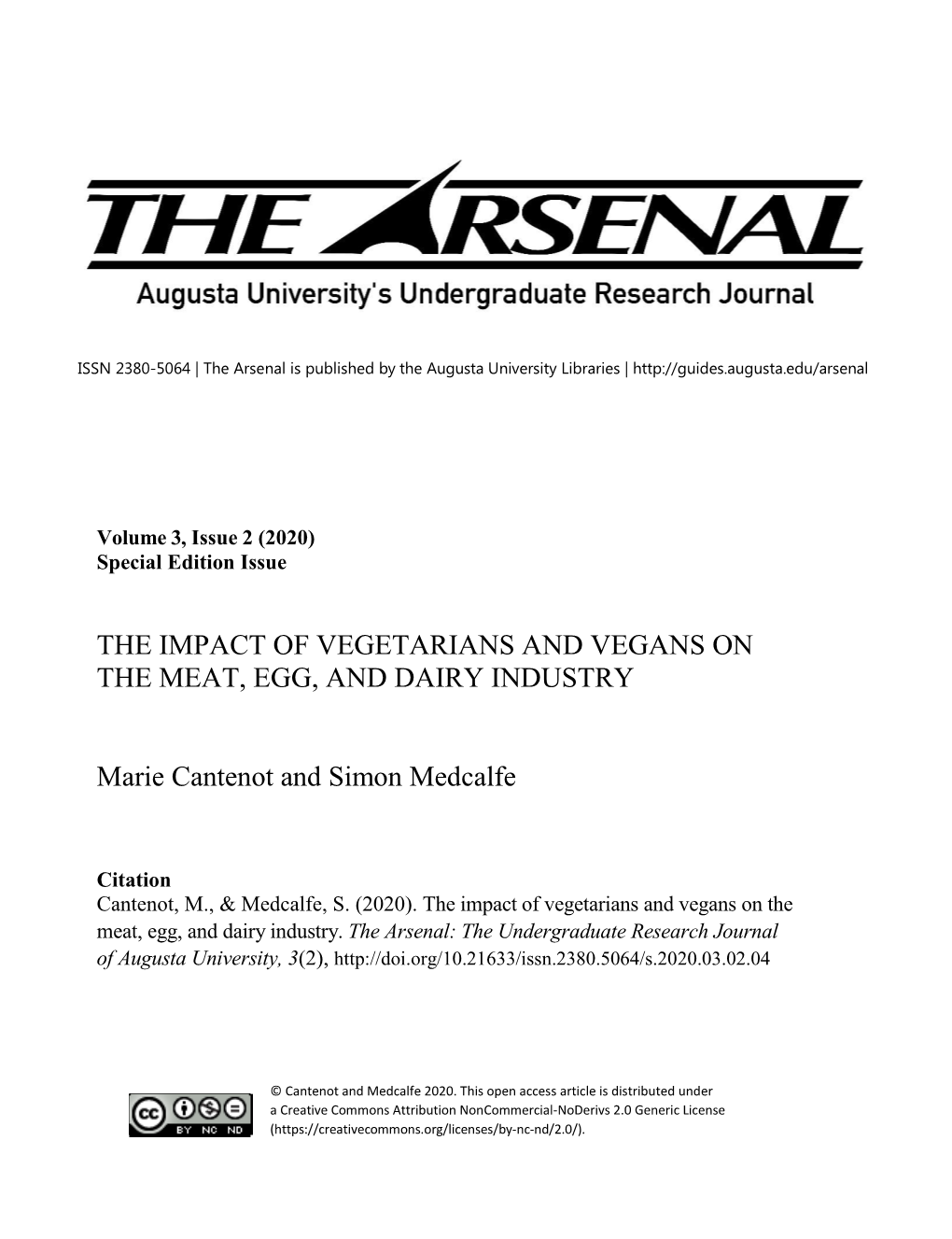 The Impact of Vegetarians and Vegans on the Meat, Egg, and Dairy Industry