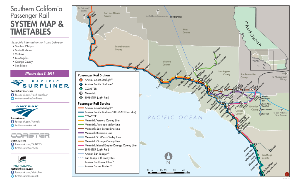 System Map & Timetables