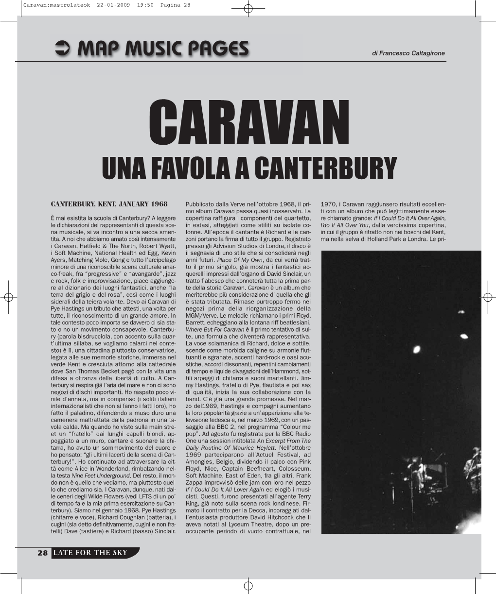 Caravan. Una Favola a Canterbury